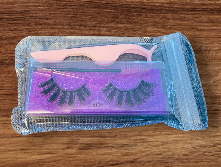 Mink-Like Eyelash Strips