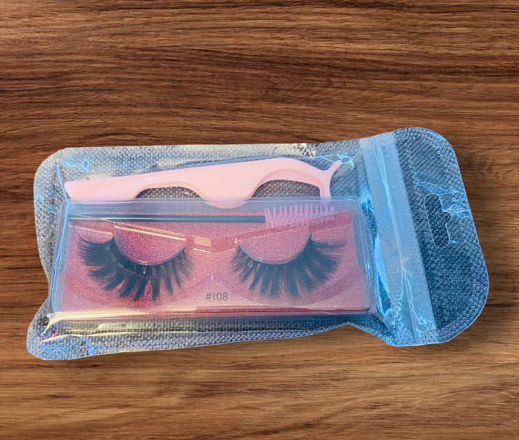 Mink-Like Eyelash Strips