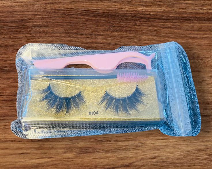 Mink-Like Eyelash Strips