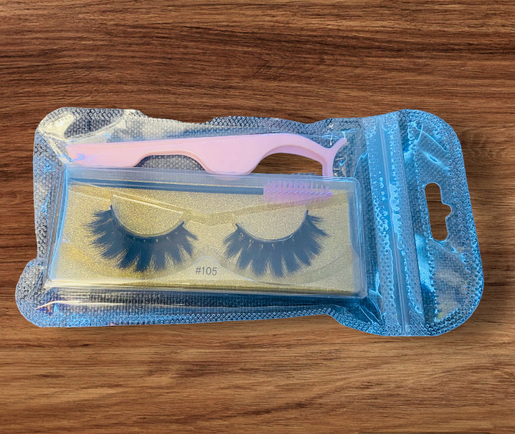 Mink-Like Eyelash Strips